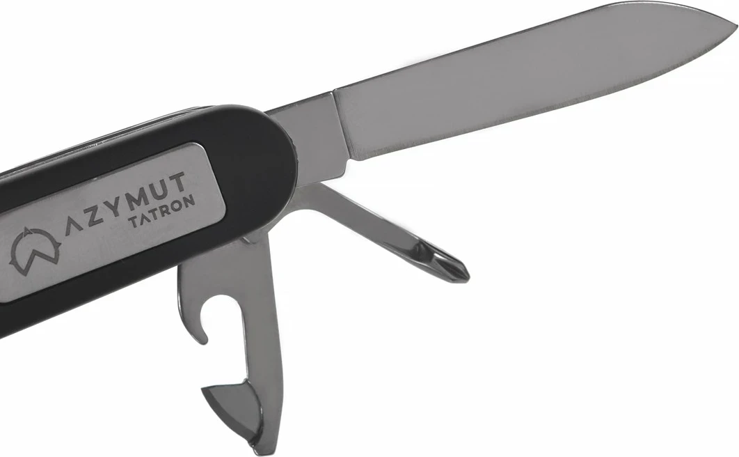 Večfunkcijska žepna nož AZYMUT Tatron - 25 orodij, etui za pas (HK20017BL)