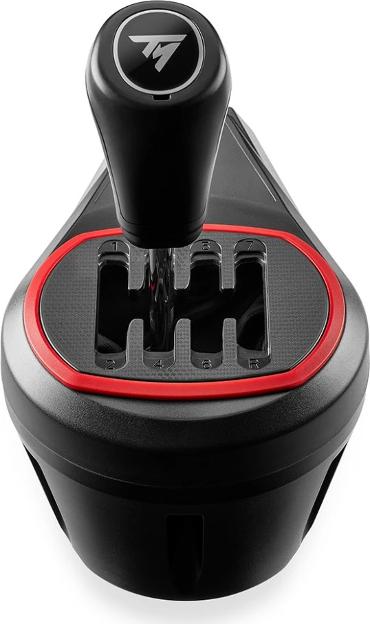 Racing menjalnik Thrustmaster TH8S, dodatni šifter, PS5, PS4, Xbox One, Xbox Series X|S, črn, rdeč