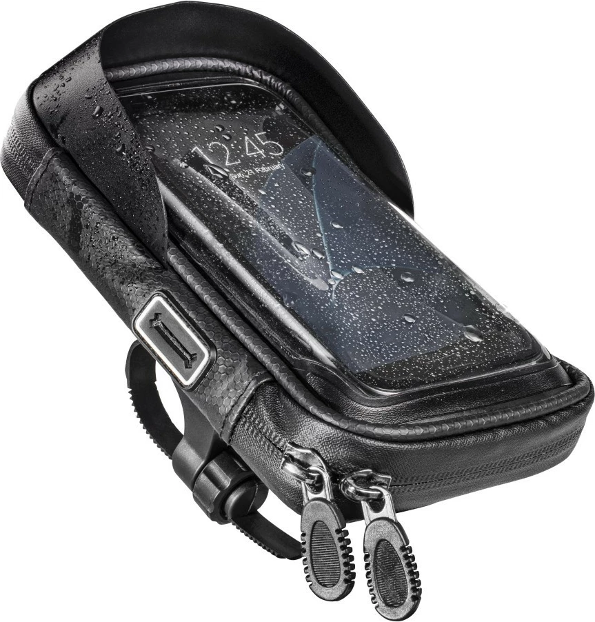 Vodoodporen ovitek za kolo Hama, model 201506, za naprave 8 x 16 cm, črn