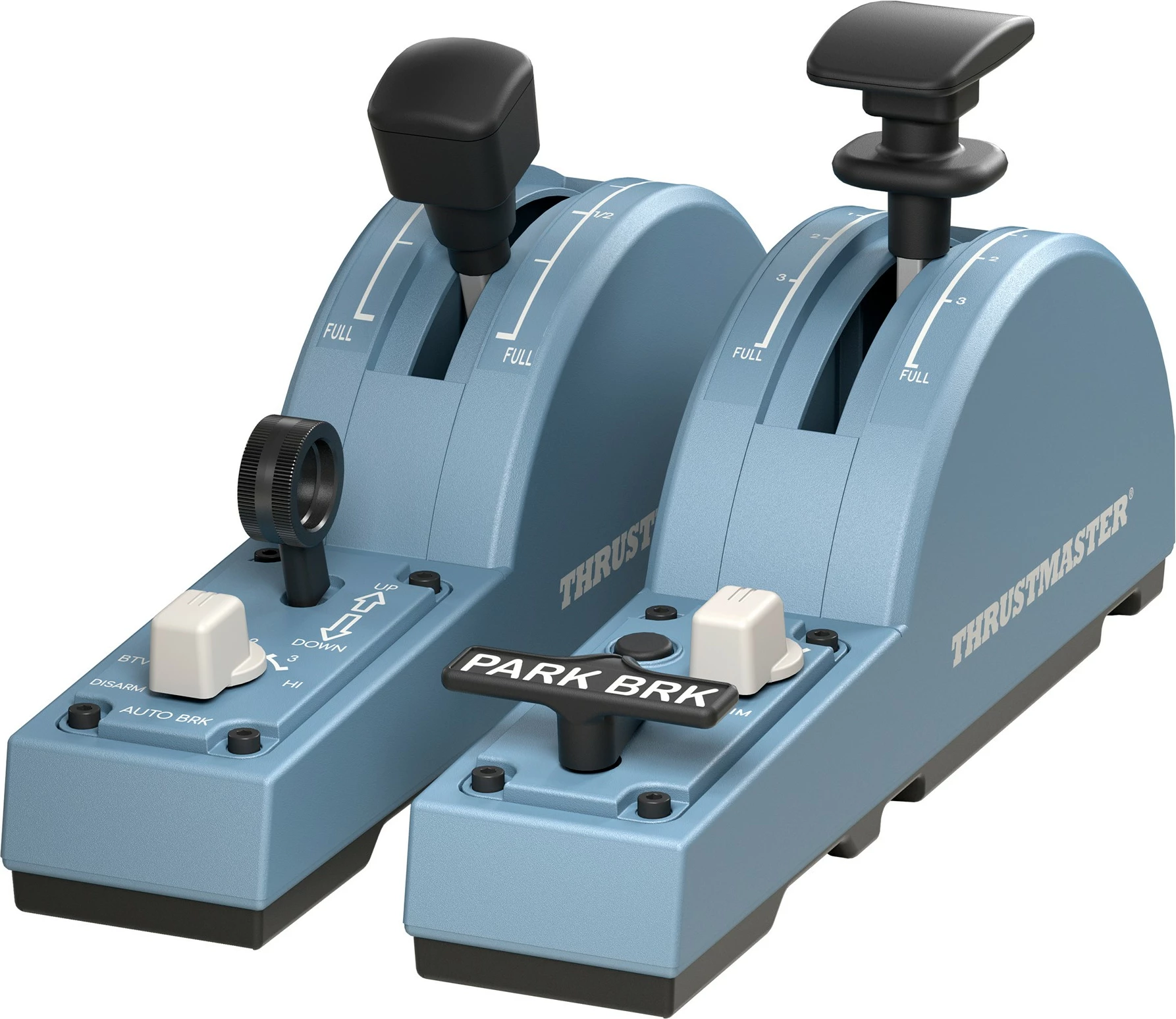 Krmilnik za letenje Thrustmaster TCA Quadrant AIRBUS Edition, PC, črno/modra