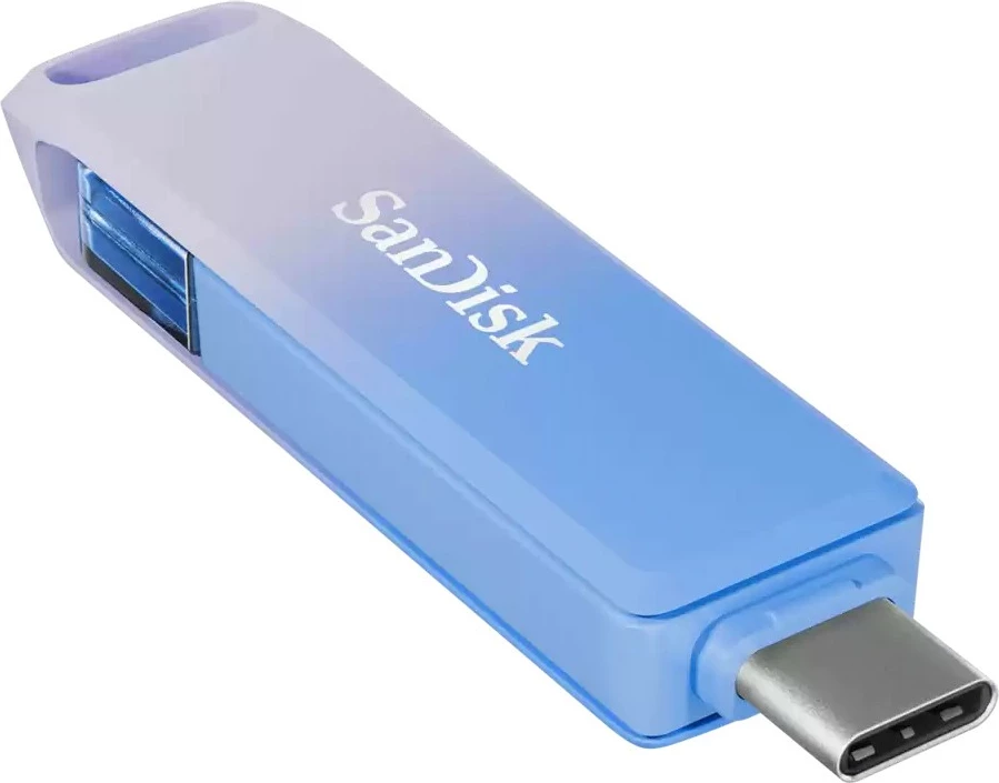 USB ključek SanDisk Creator 128GB, Lightning/USB-C, moder USB ključek SanDisk Creator 128GB, Lightning/USB-C, moder