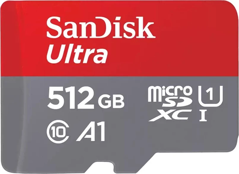 Kartica za shranjevanje SanDisk Ultra 512 GB MicroSDXC UHS-I Class 10, siva Kartica za shranjevanje SanDisk Ultra 512 GB MicroSDXC UHS-I Class 10, siva