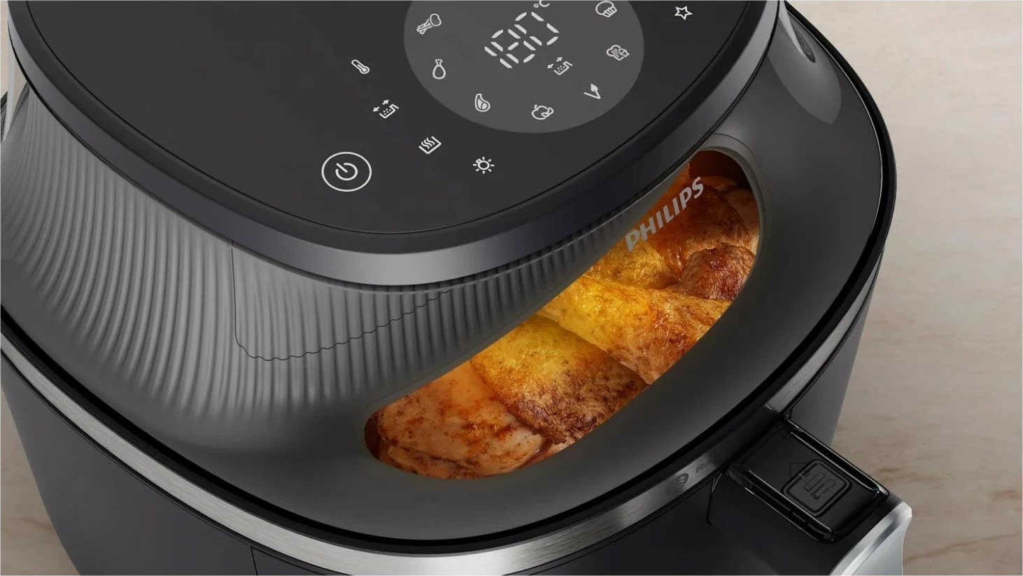 Zračni fryer Philips Ovi XL 3000 NA332/00, 6,2 l, črno/zlato Zračni fryer Philips Ovi XL 3000 NA332/00, 6,2 l, črno/zlato