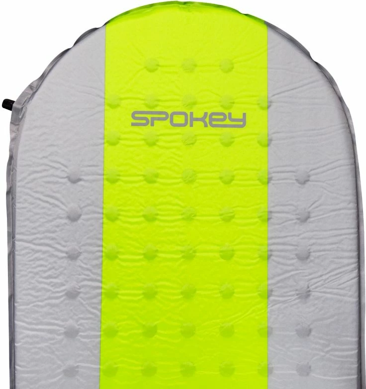 Napihljiva samonapihljiva podloga za spanje Spokey Air Mat, zelena in siva