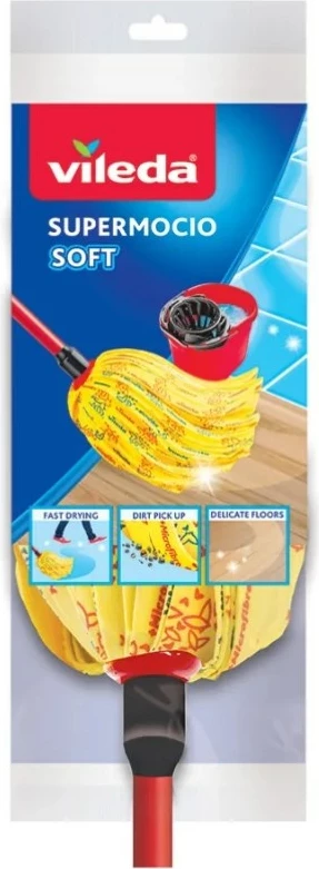 Krpa za čiščenje Vileda Soft, rumena