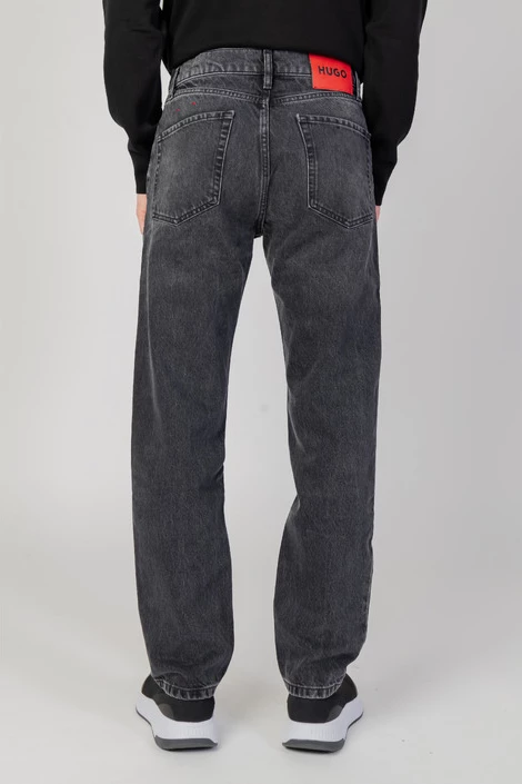 Moške jeans hlače Hugo, črne