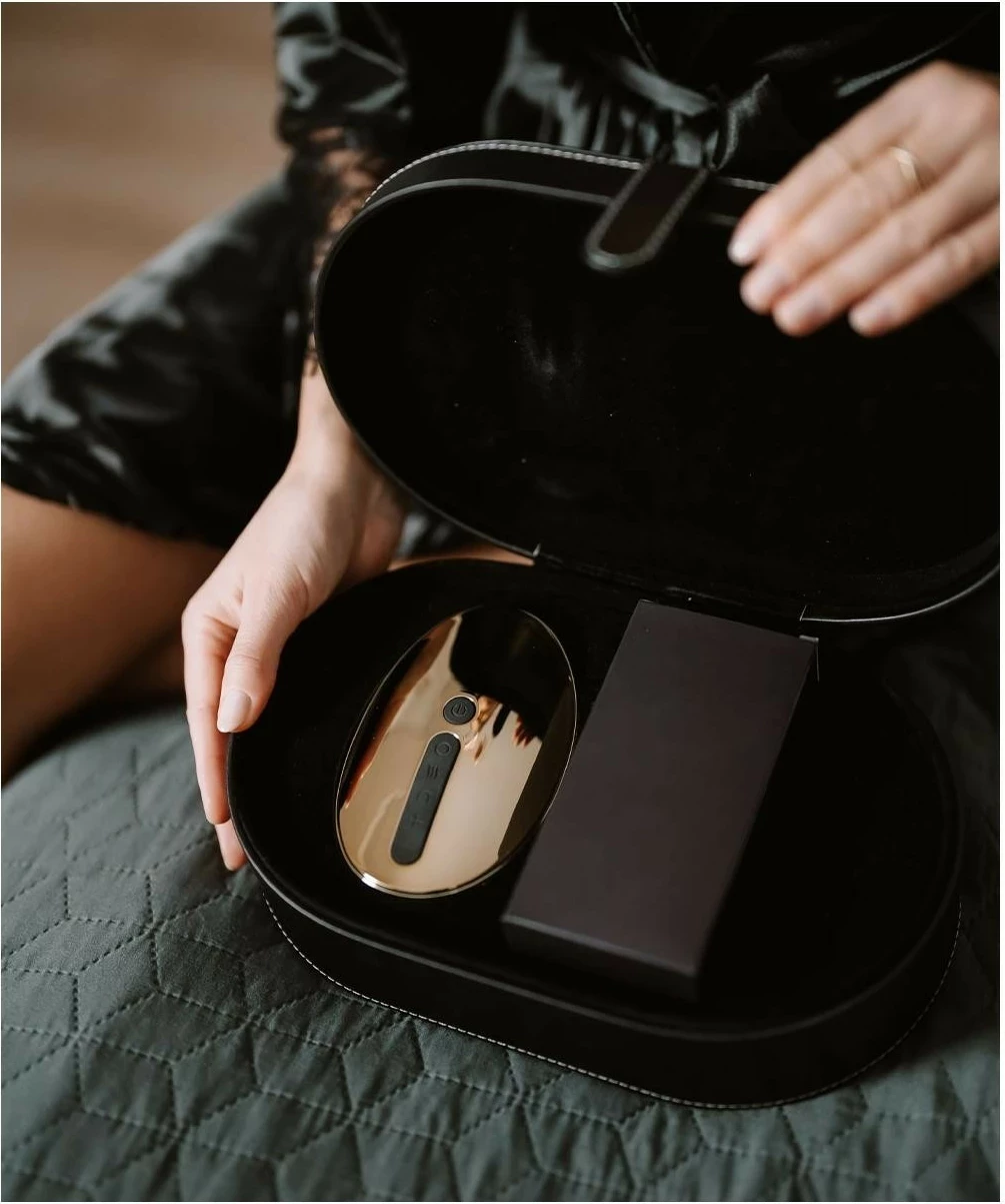 Masirni pripomoček za telo in obraz Beautifly Therm Body Revive, 10 stopenj intenzivnosti, 3 stopnje temperature, zlata