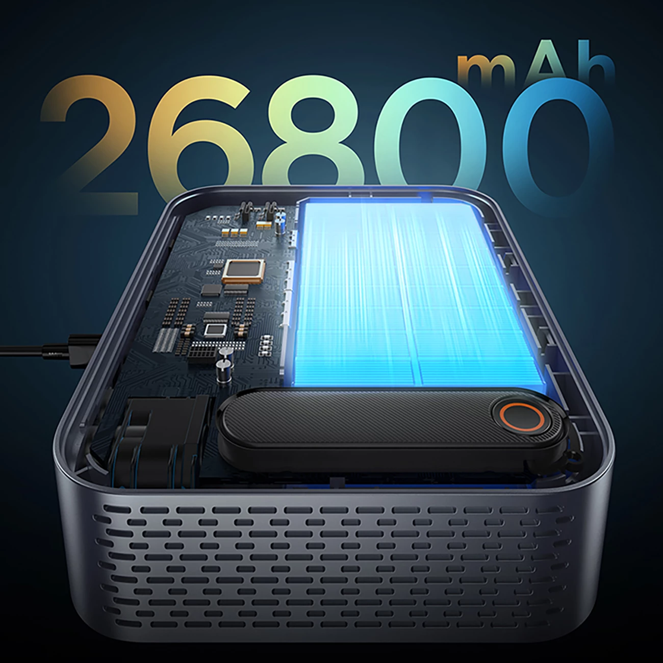 Zasilni start-stop z visoko kapaciteto Baseus Super Energy Ultra BS-CH005, 26800 mAh, 3000A, črn