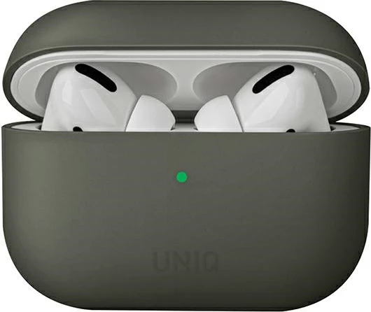 Zaščitni ovitek UNIQ Lino za AirPods Pro, silikon, siv