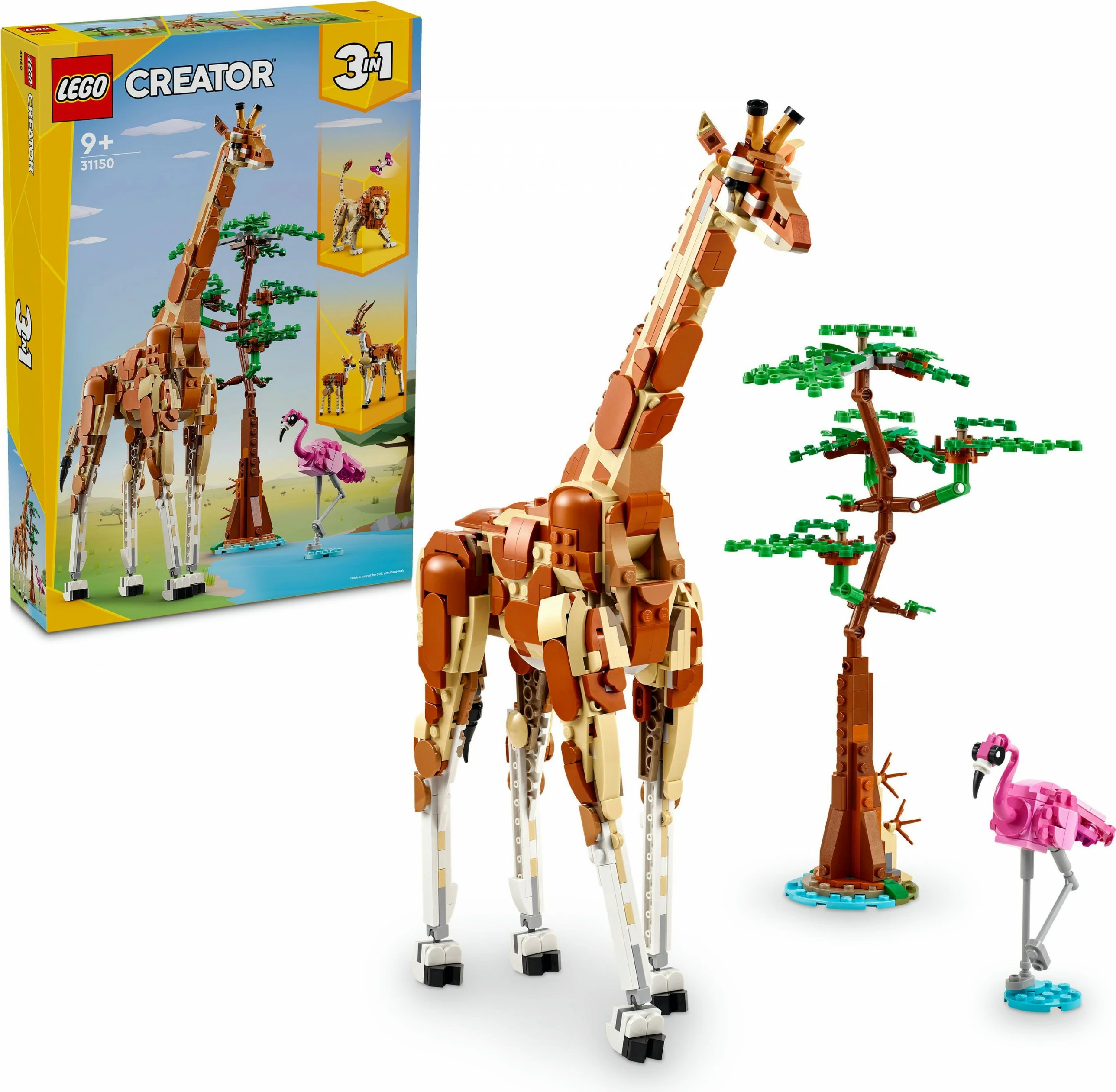 Set za gradnjo LEGO Creator 3in1 31150, 780 kosov, večbarven