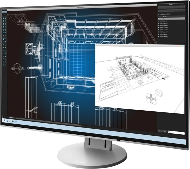 24,1" IPS WUXGA monitor, EIZO FlexScan EV2456-WT, bel