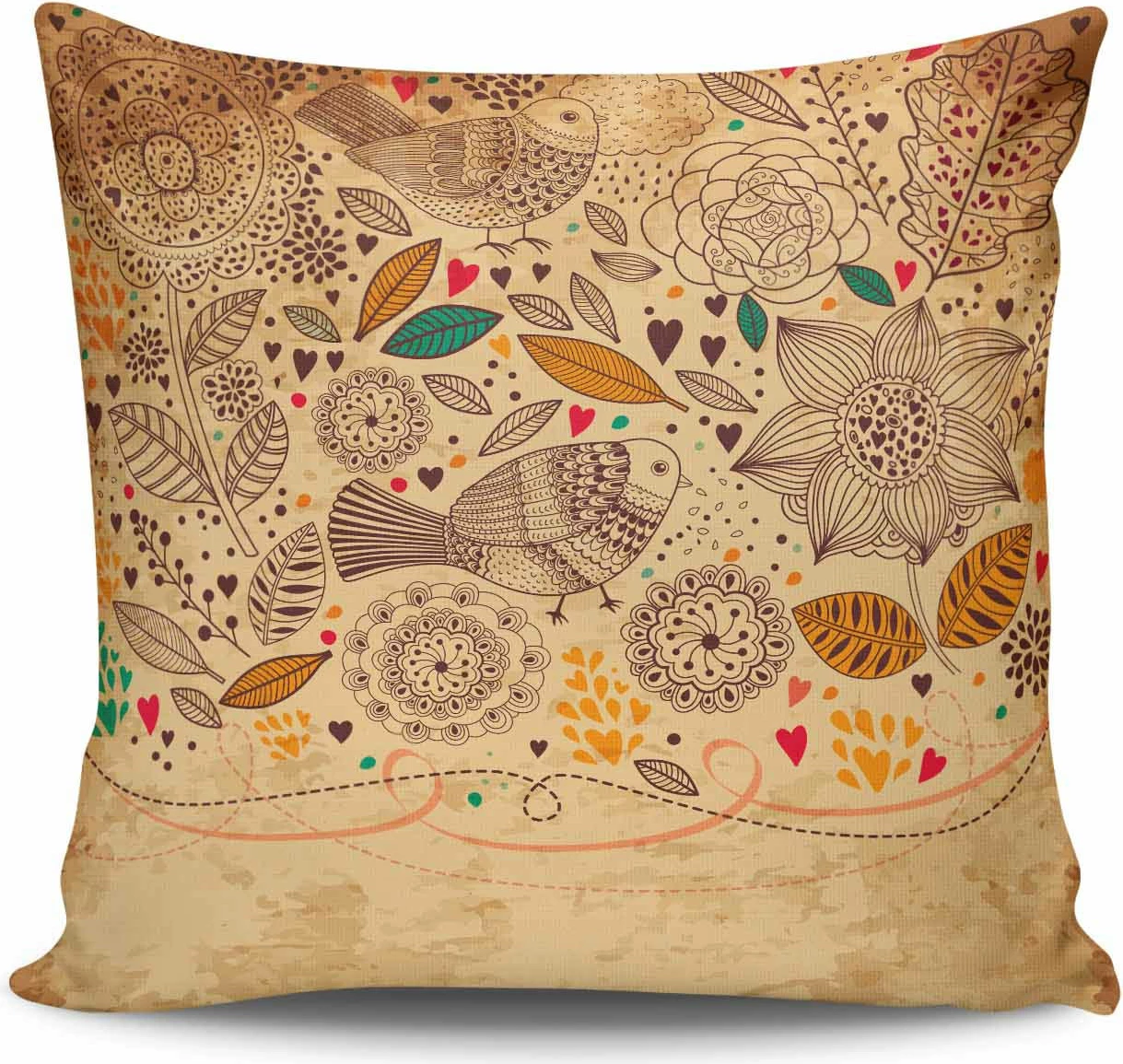 Blazina večbarvna Aberto Design NKRLNT-114, 43x43 cm