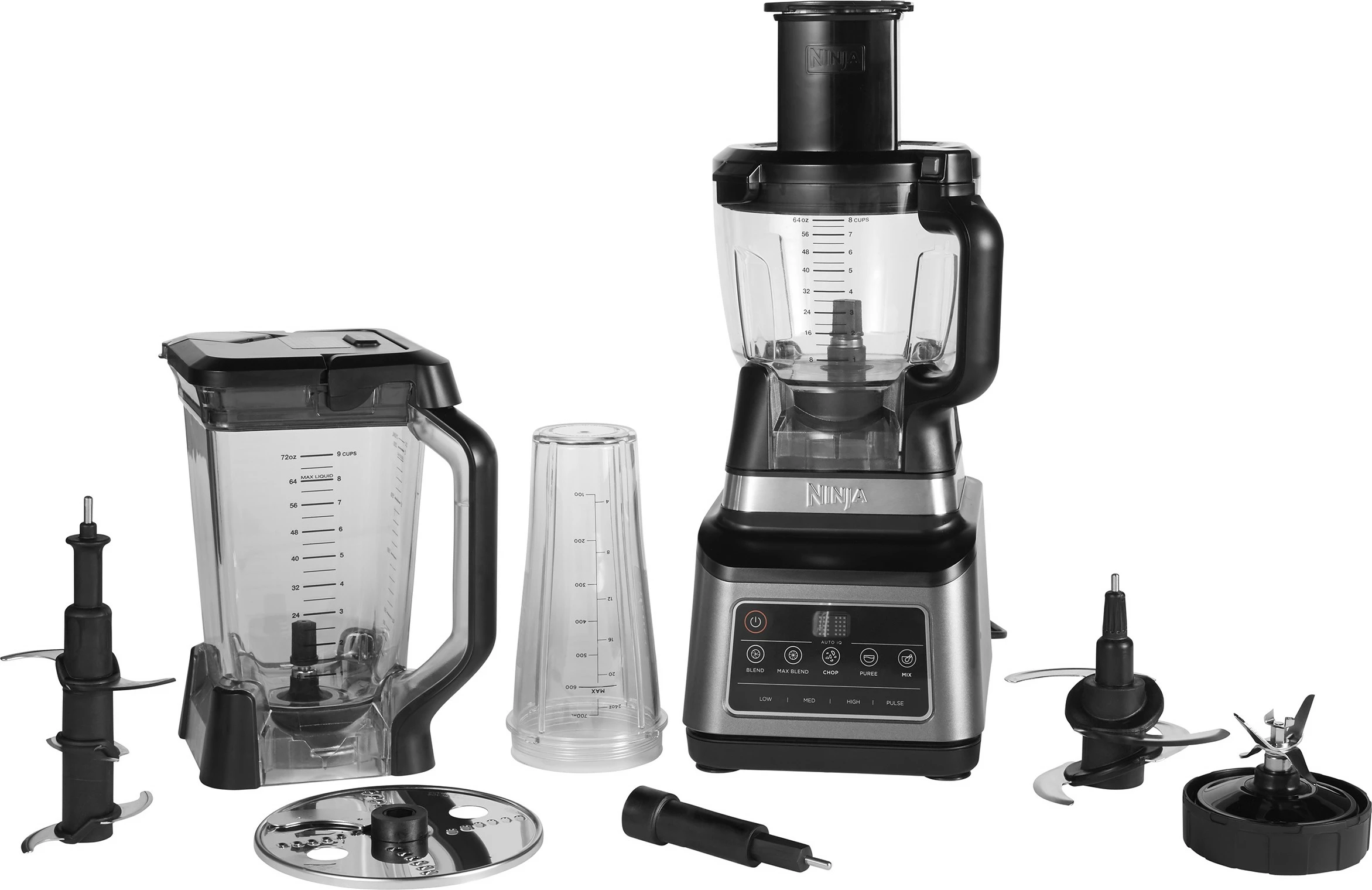 Močan blender, 2,1 L, 21000 RPM, 1200 W, črno-srebrn Ninja BN800