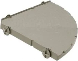 Polica za kletko FERPLAST L 373, pogled na teraso, siva