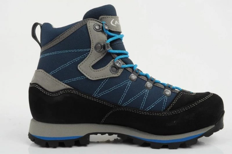 Trekking usnjeni čevlji za ženske Aku, črni