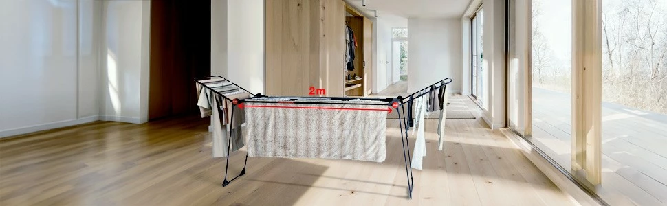 Sušilnik perila Vileda Infinity FLEX Ultimate, 30 m, črn