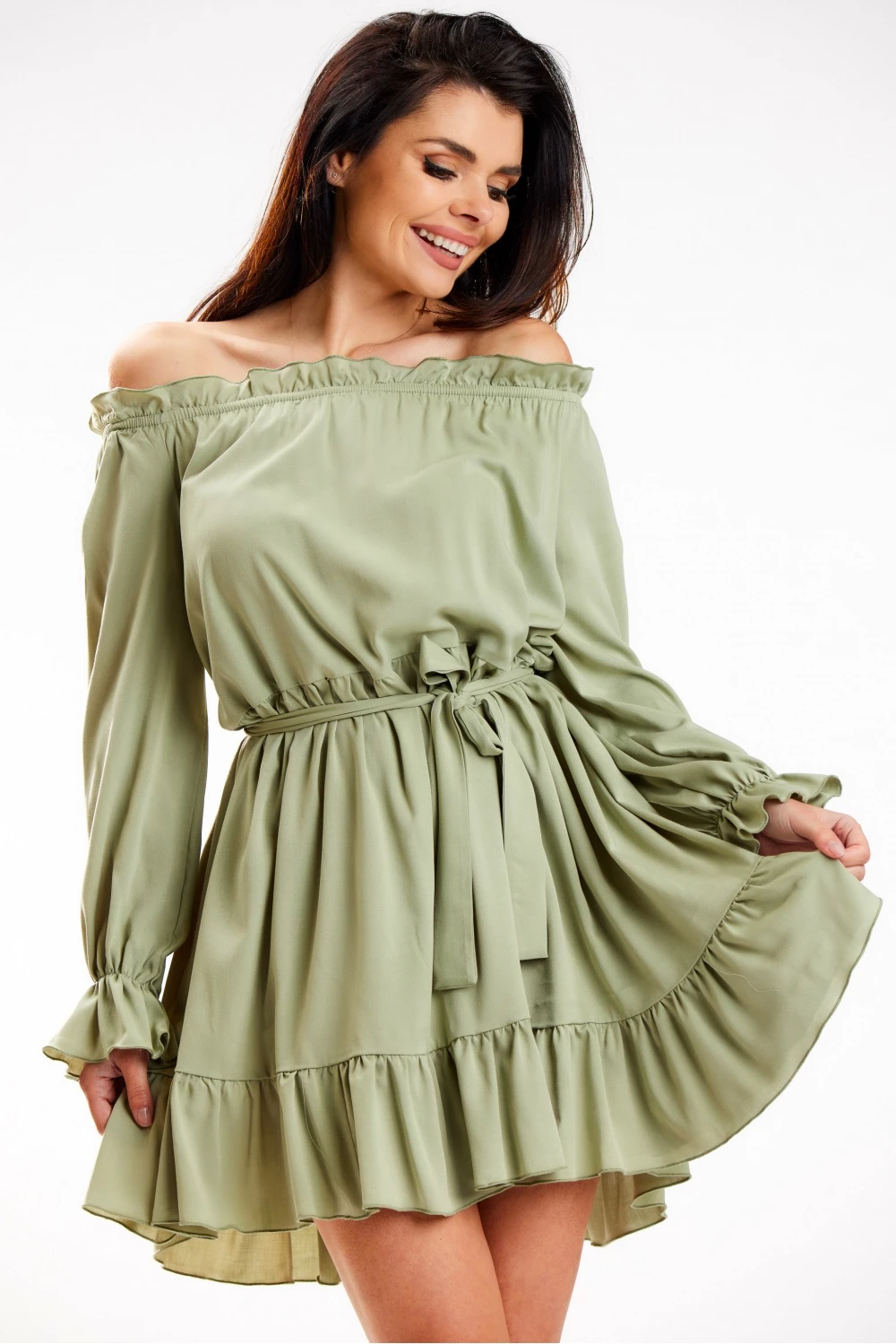 Obleka awama 179597, zelena