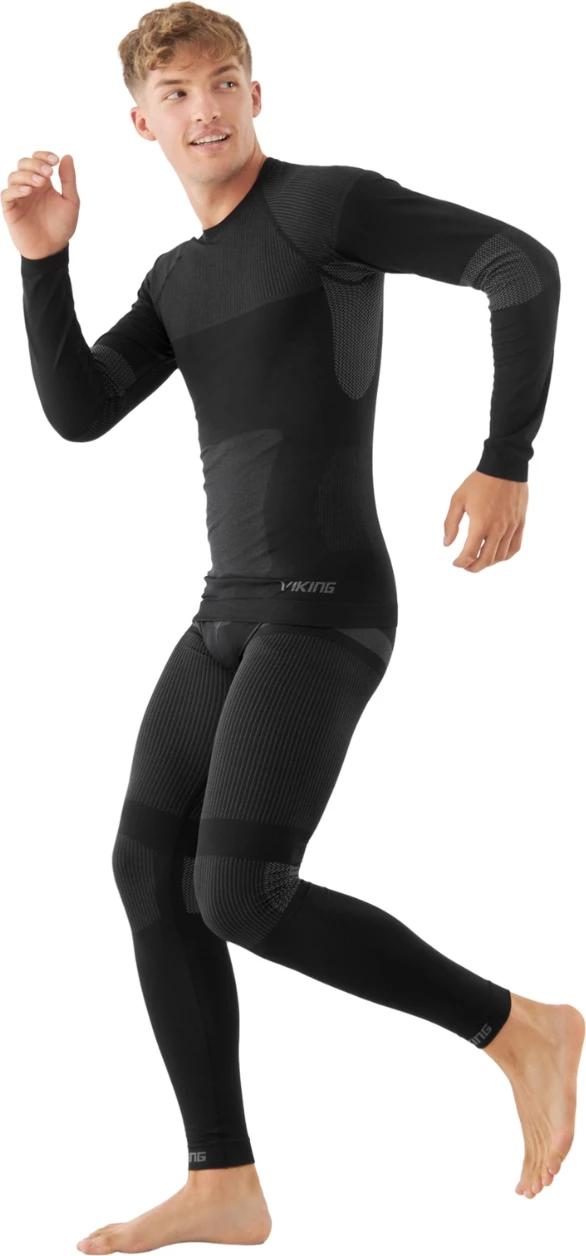 Termo oblačilo za moške Viking, črno-sivo