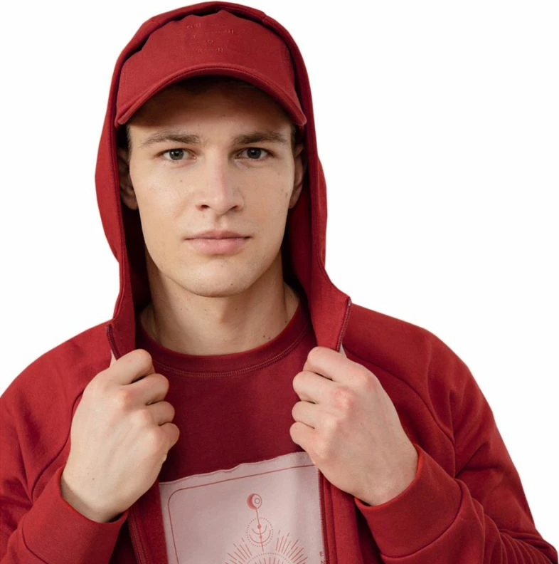 Duks s kapuco za moške Outhorn, rdeč