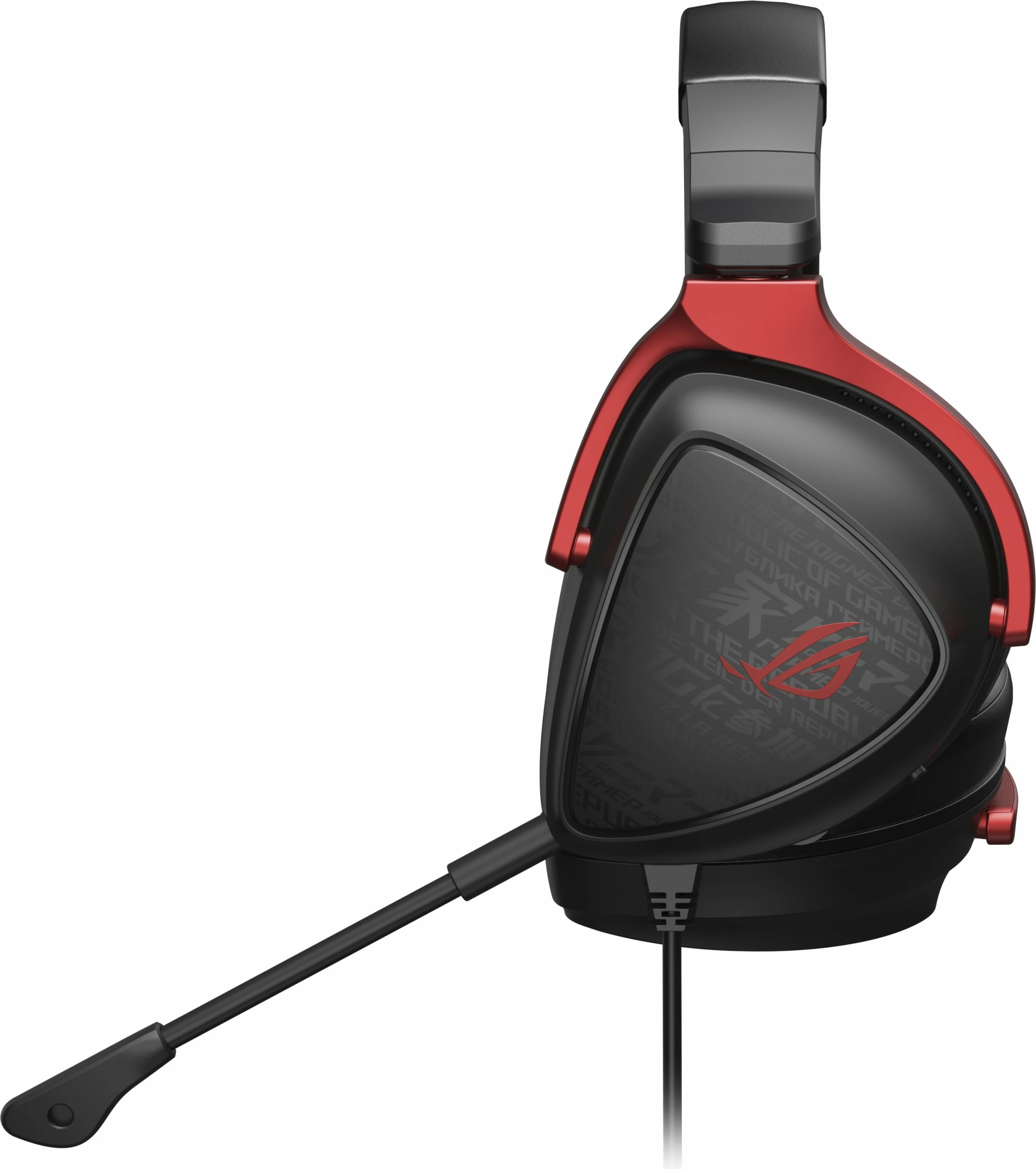 Gaming slušalke ROG Delta S Core ASUS, z žico, virtualni 7.1 surround, snemljiv mikrofon, črne