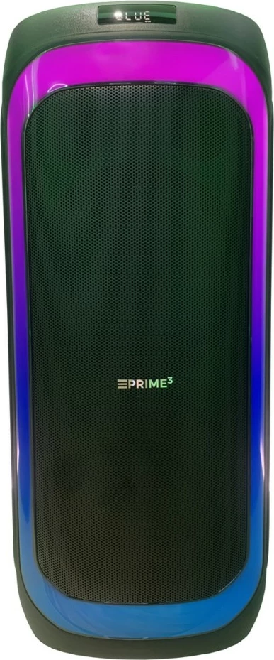 Bluetooth zvočni sistem s karaoke PRIME3 APS81 PARTY PULSE, z brezžičnim mikrofonom, LED, črn