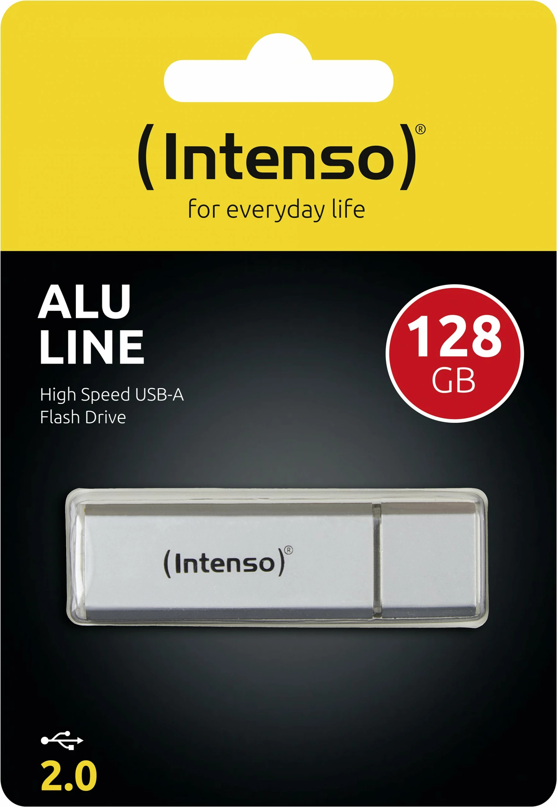 USB ključ 128 GB, USB 2.0, srebrn Intenso