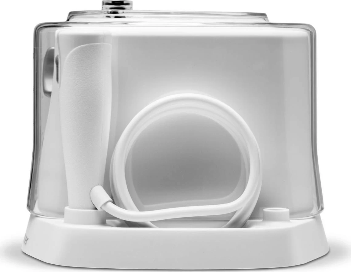 Irigator za zobe Waterpik WF-310, 3 stopnje intenzivnosti, 2 šobici, USB Type-C, bel