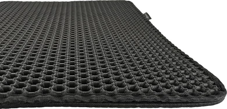 Preproga za mačji straniščni pladenj, 40 x 50 cm, EVA, črna DIAMENTIQ