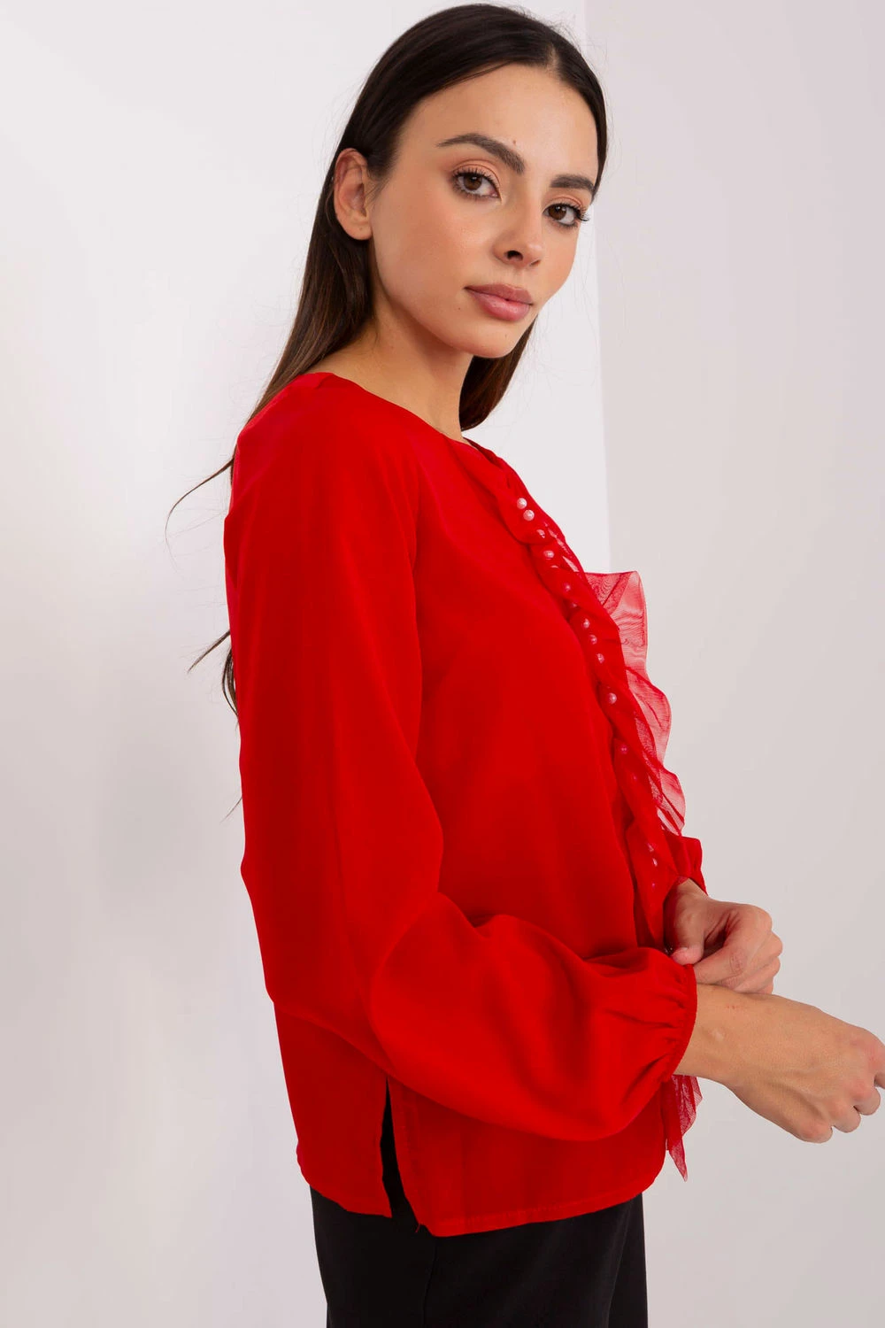 Elegantna bluza Lakerta 216400, rdeča