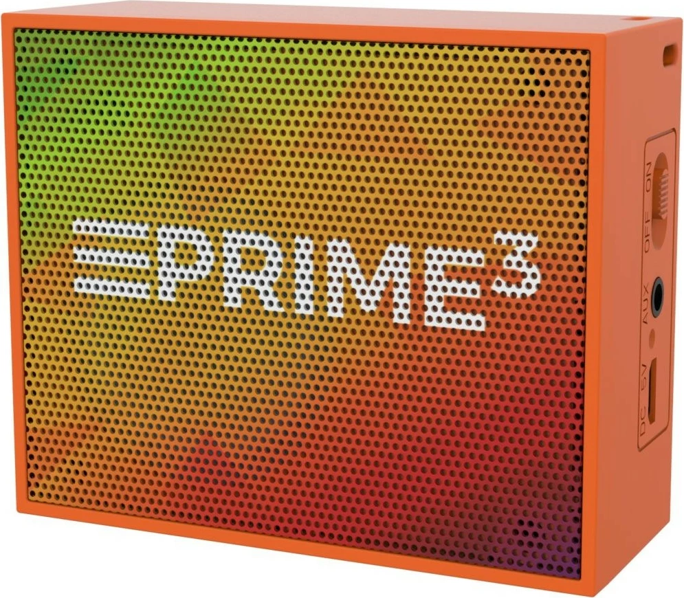 Prenosen zvočnik PRIME3 ABT02OR, Bluetooth, 4 h, oranžen