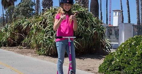 Trotinet Razor A5 Lux, rožnat