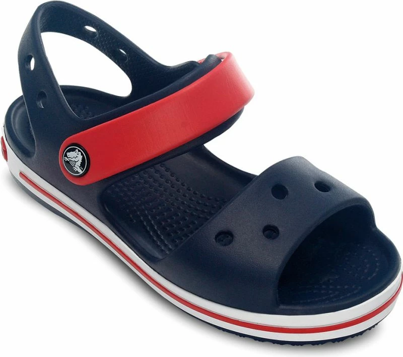 Sandali Crocs Crocband za otroke, rdeče in mornarsko modri
