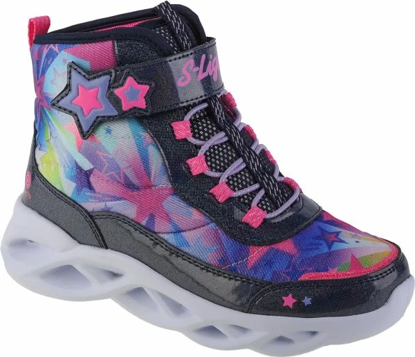 Škornji za otroke, Skechers Twisty Brights - Sweet Starz Jr, večbarvni