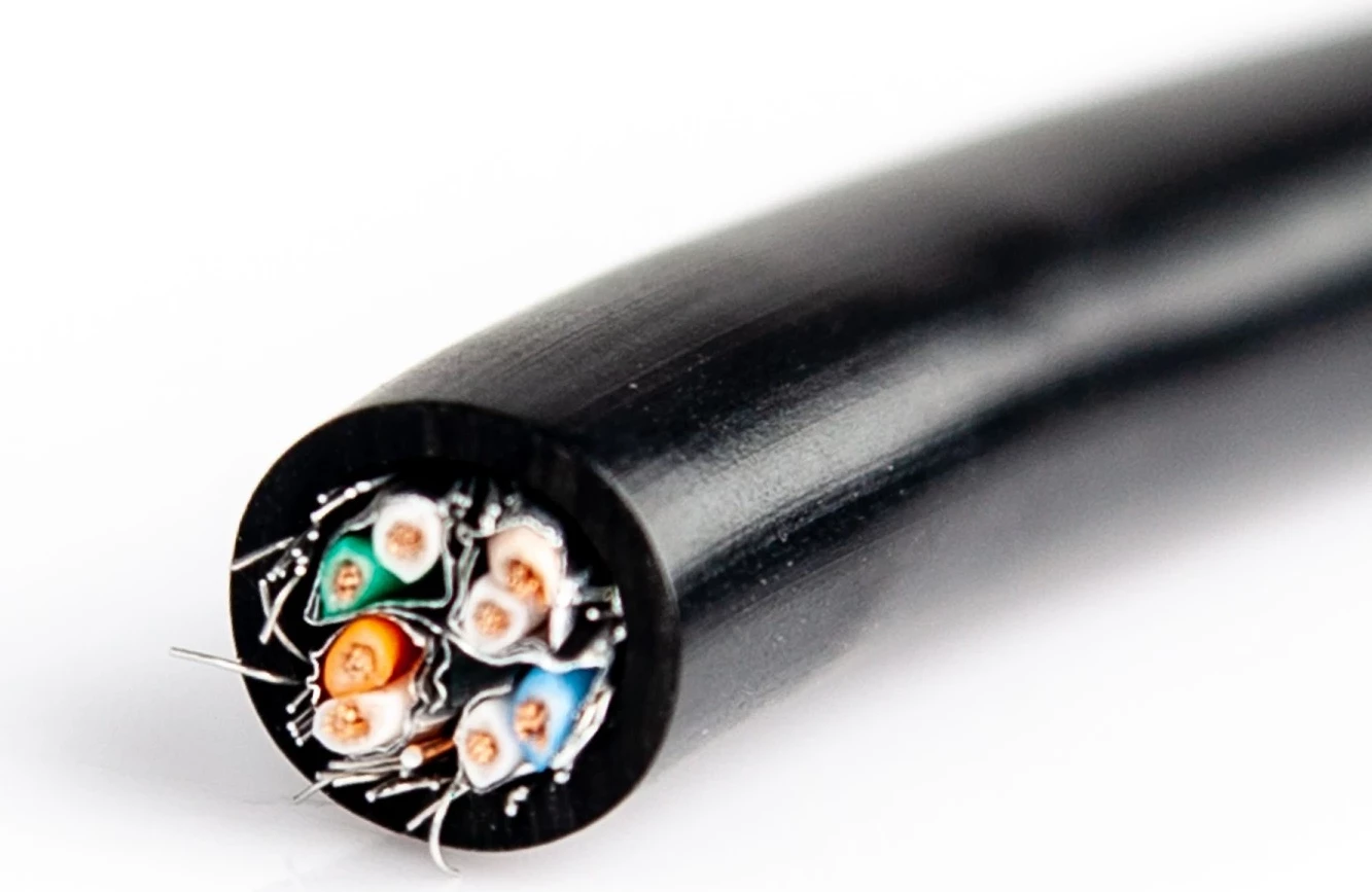 Patchcord SSTP, 0,5 m, črn - Unitek