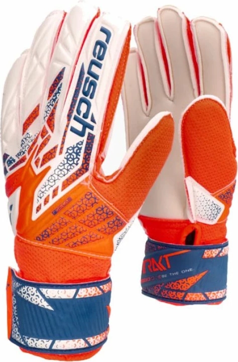 Dlančniki za mlade vratarje, Reusch, modro-oranžni