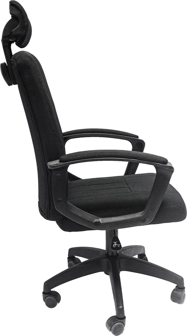 Pisarniški stol NIMBLE FH1199.11 črna tkanina-črn najlonski okvir in podstavek 51x61x130Hcm