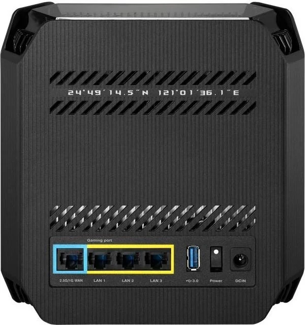 Mrežni Wi‑Fi usmerjevalnik ROG Rapture GT6 AX10000, 2,4 GHz/5 GHz, Wi‑Fi 6, črn