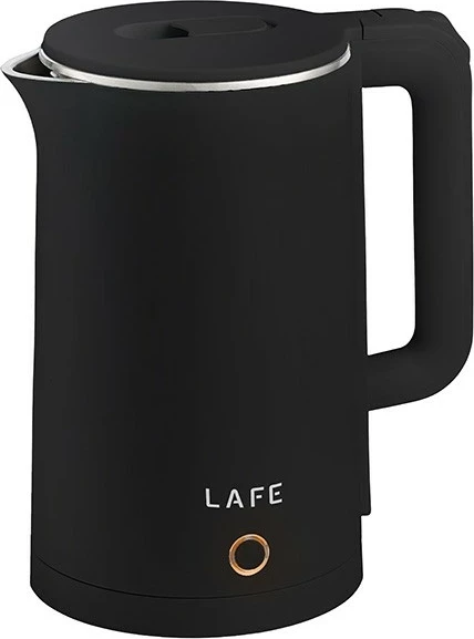 Električni čajnik Double Wall 1,8 L 1800 W, Lafe, črn