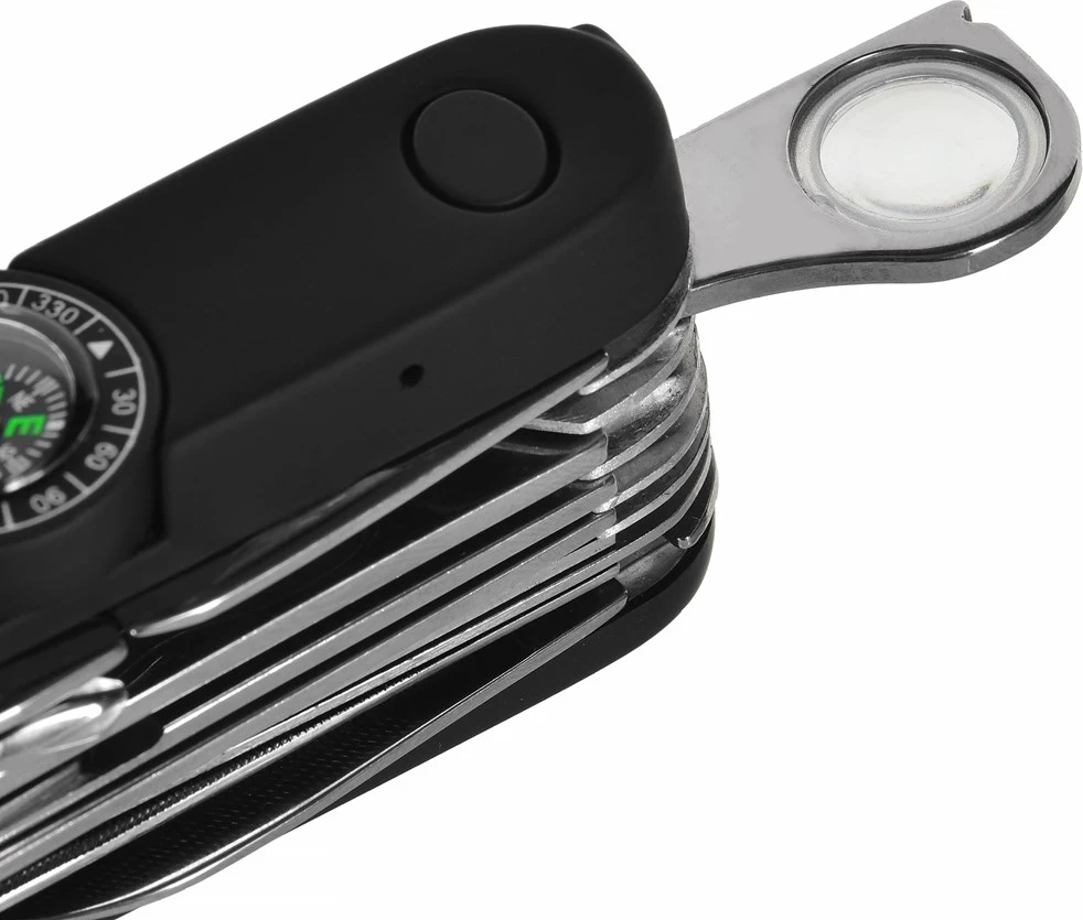 Večfunkcijska žepna nož AZYMUT Tatron - 25 orodij, etui za pas (HK20017BL)