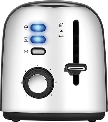 Toaster retro za 2 rezini UNOLD, 2 rezini, 7 stopenj, inox