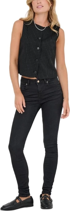 Jelek brez rokavov, črn, Only