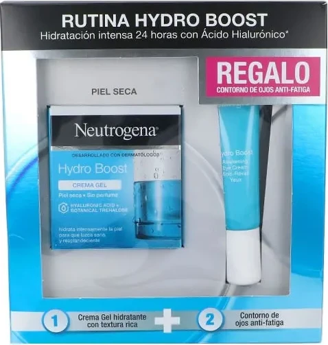 Set vlažilni gel-krem za obraz in krema za oči Hydro Boost Neutrogena, za oba spola, 50 ml