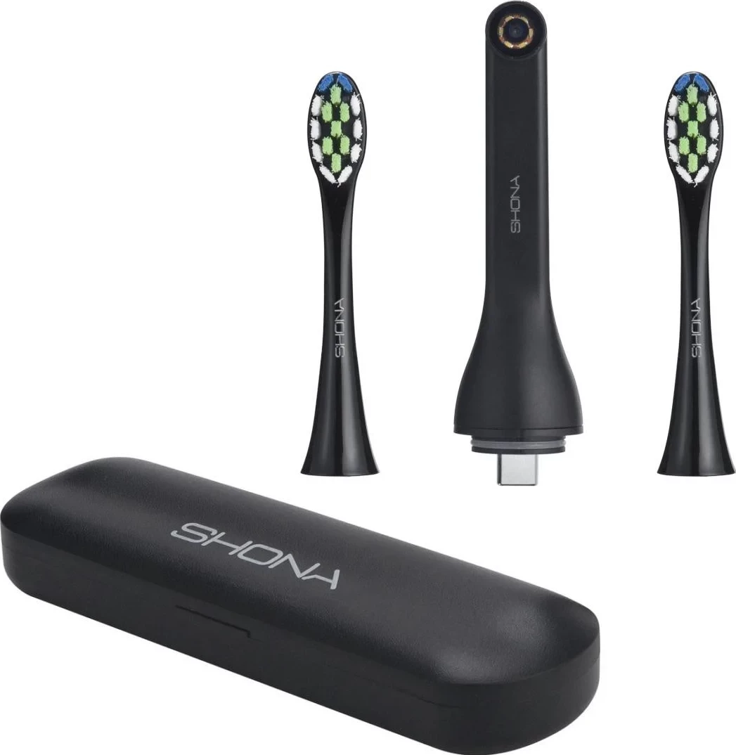 Sonična zobna ščetka Vision Pro Shona, črna
