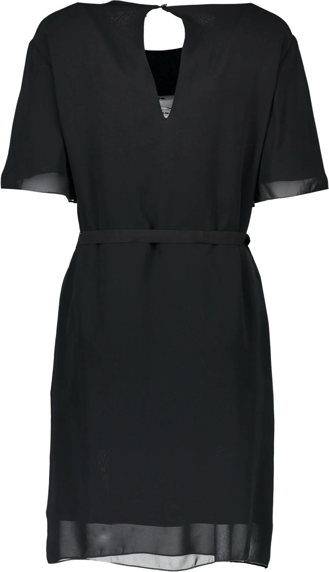 Kratek ženski plašč LOVe MOSCHINO, črn