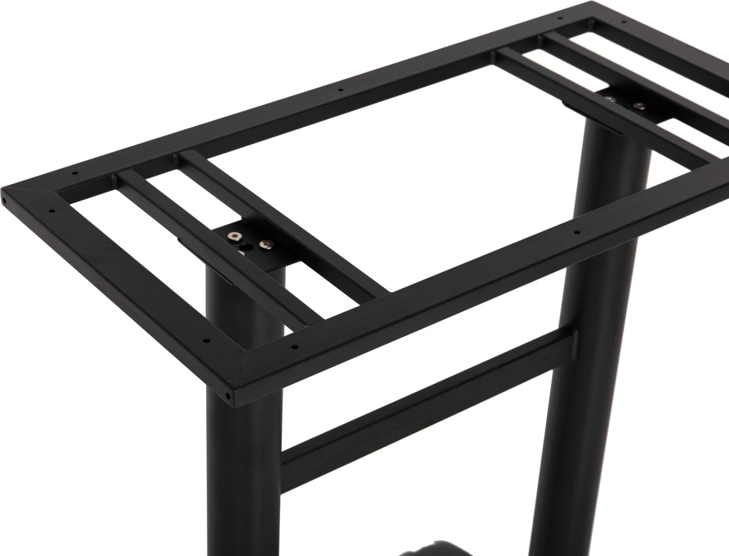 Osnova za barsko mizo iz kovine srednje višine FH479.01 dvojna v črni barvi 40Χ80Χ91H cm