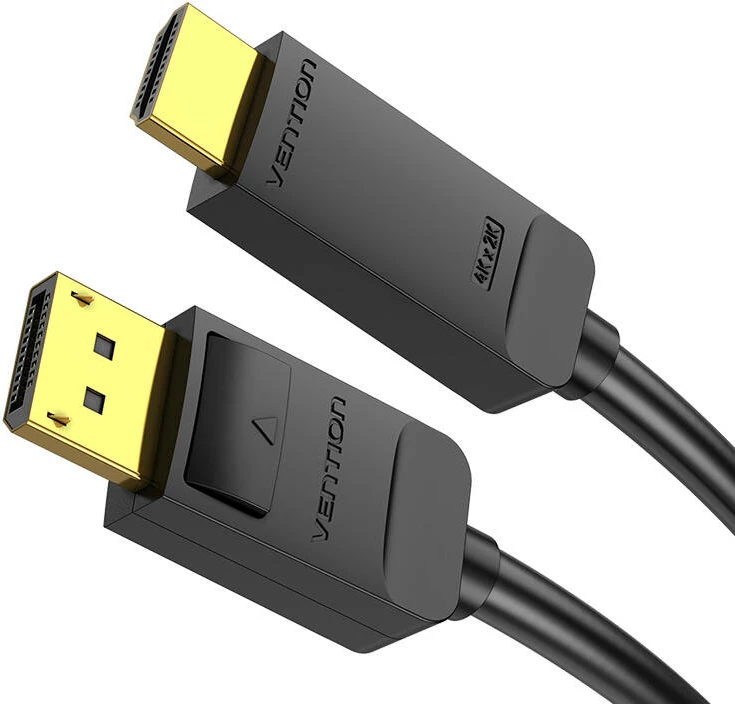 Kabel DisplayPort v HDMI Vention HAGBH, 2 m, 4K@30Hz, črn