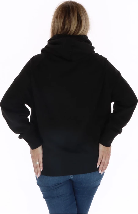 Pulover s kapuco Ellesse Felpa, ženske, črn