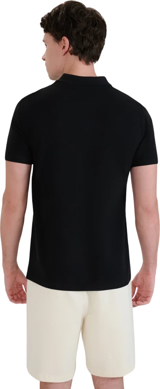 Polo majica za moške, črna, 4F