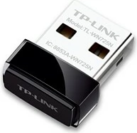 WiFi kartica TP-LINK TL-WN725N Nano USB, 150 Mb/s, črn