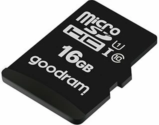 Pomnilniška kartica microSDHC 16 GB Goodram M1AA-0160R12, z adapterjem, črna